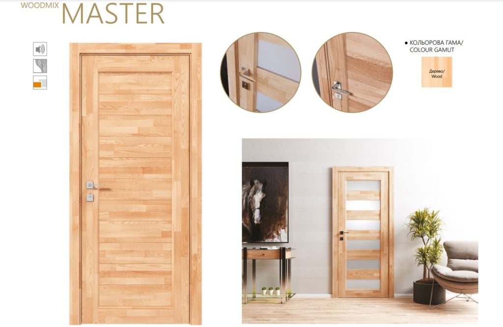 Міжкімнатні двері Rodos Woodmix Master