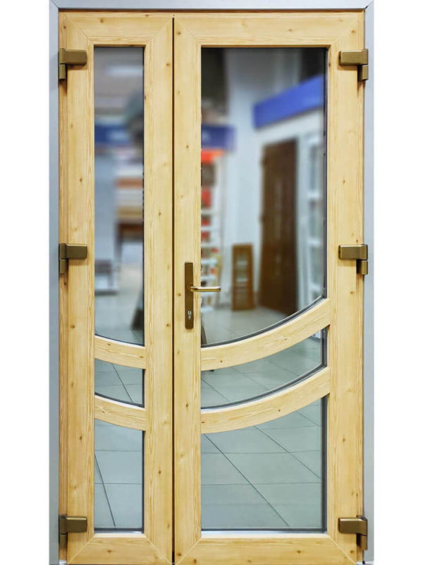 Ціна металопластикових вхідних дверей WHS t105 в інтернет-магазині
