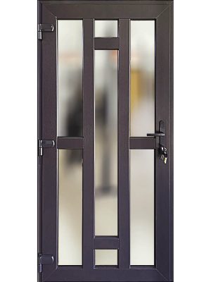 Купити металопластикові вхідні двері Epsilon T104-70 недорого