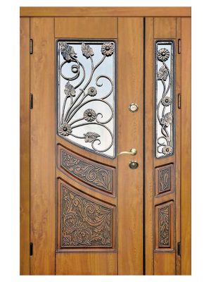 Виготовлення півторачних вхідних дверей Максимум PM34