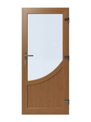 Вхідні металопластикові двері одностулкові