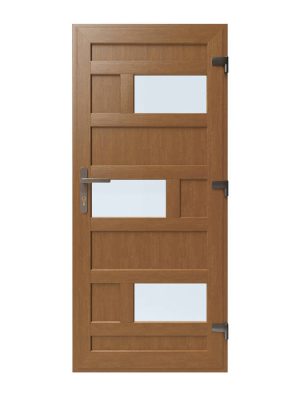 Ціна металопластикових дверей Епсилон 008 в компанії Maximum