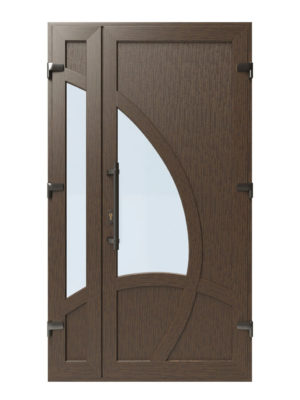 Купити металопластикові двері Epsilon двостулкові модель 025 з доставкою