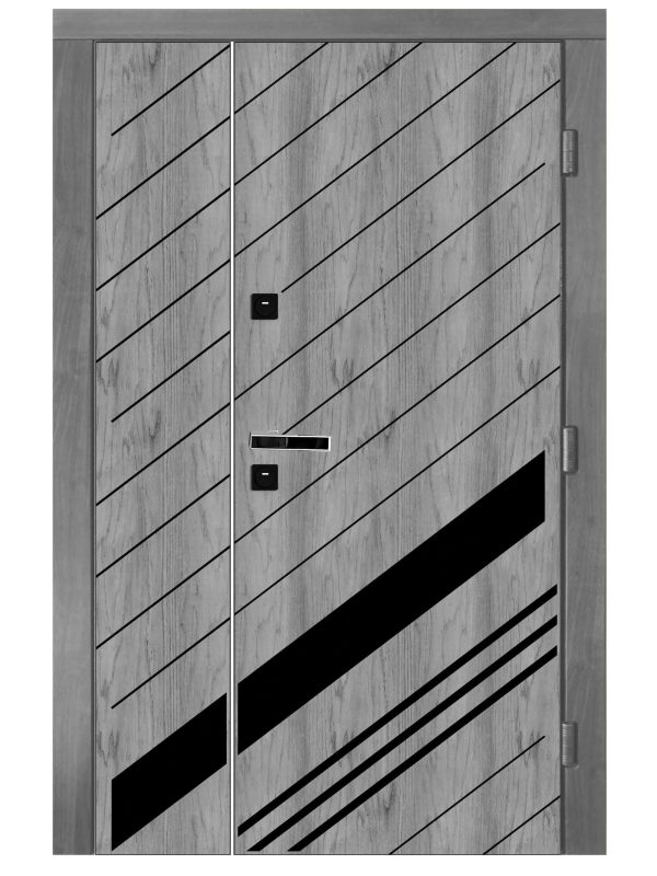 Вхідні двері Максимум 05 півторачні з HPL панеллю,3