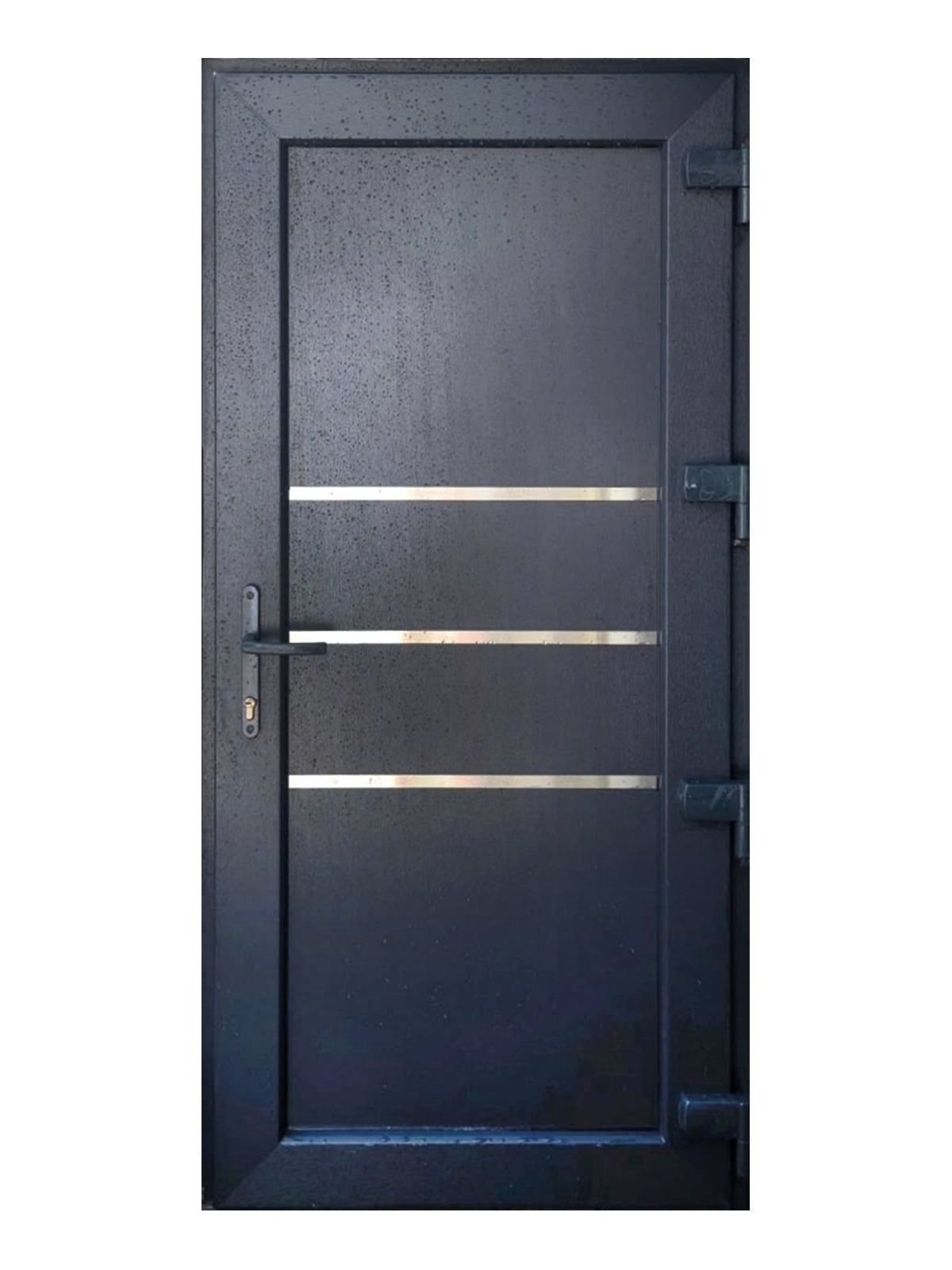 Металопластикові вхідні двері L08 одностулкові Металопластикові вхідні двері L08 одностулкові