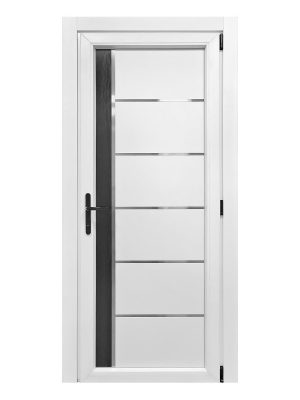 Металопластикові вхідні двері L15 одностулкові