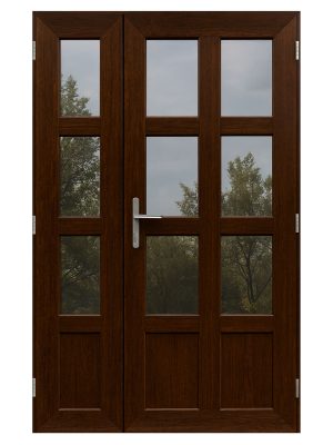 Металопластикові вхідні двері MX06 двостулкові