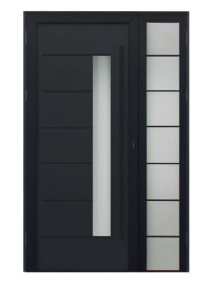 Металопластикові вхідні двері MX19 двостулкові