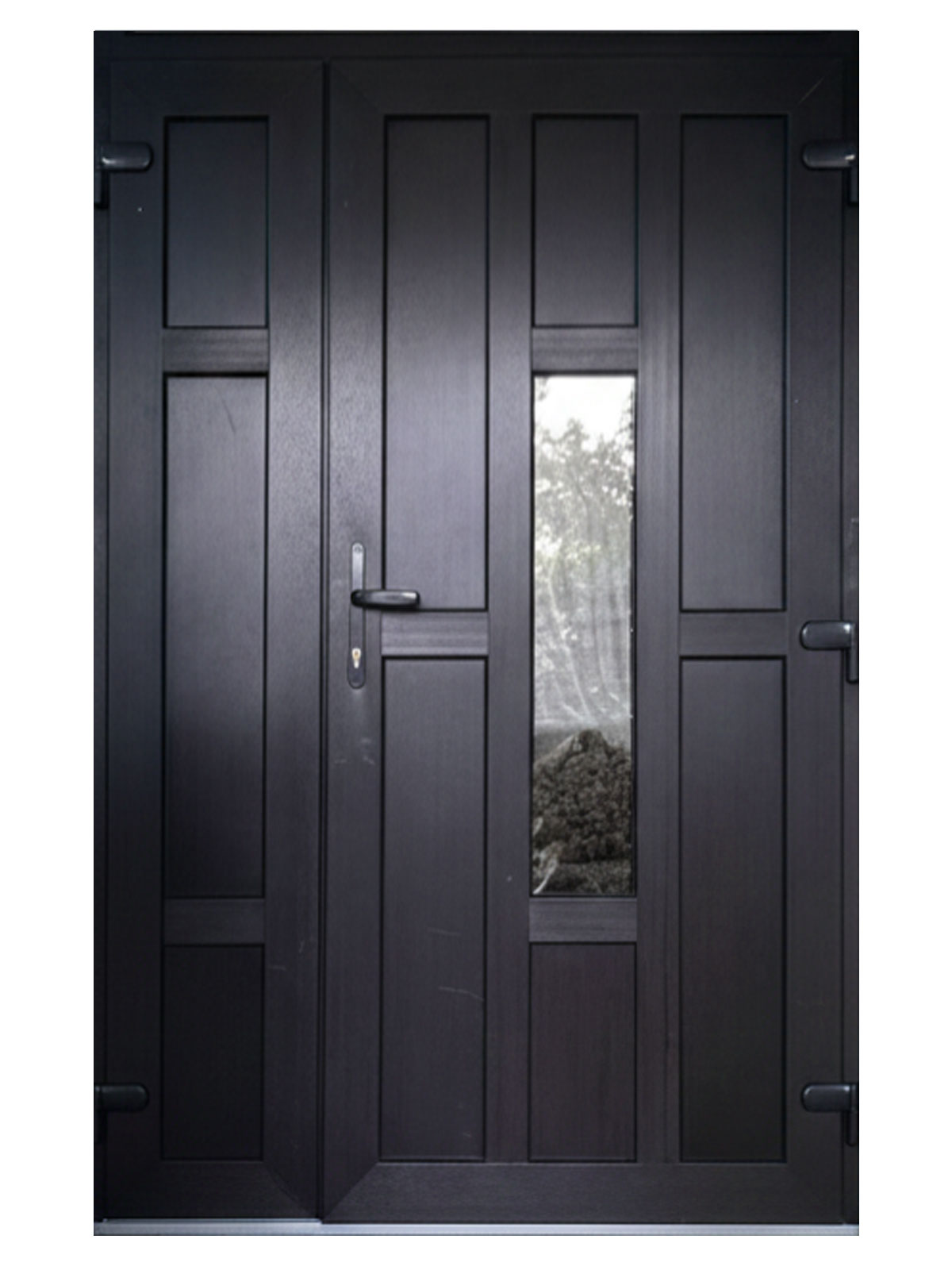 Металопластикові вхідні двері S02 двостулкові Металопластикові вхідні двері S02 двостулкові