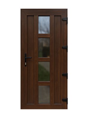 Металопластикові вхідні двері S06 одностулкові