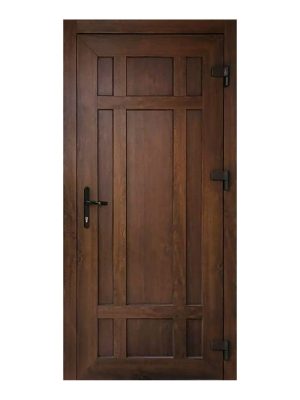 Металопластикові вхідні двері S10 одностулкові