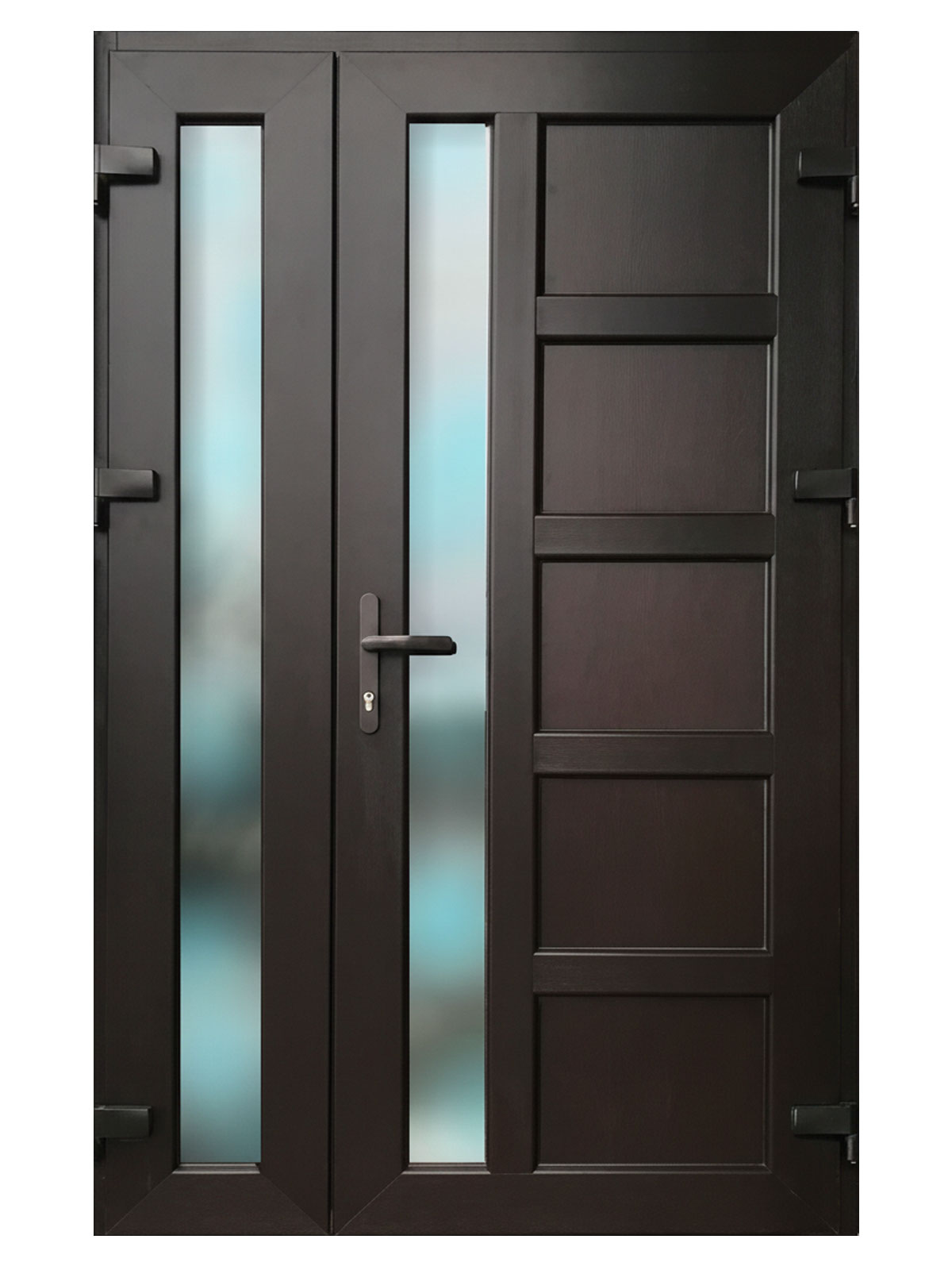 Металопластикові вхідні двері S15 двостулкові Металопластикові вхідні двері S15 двостулкові