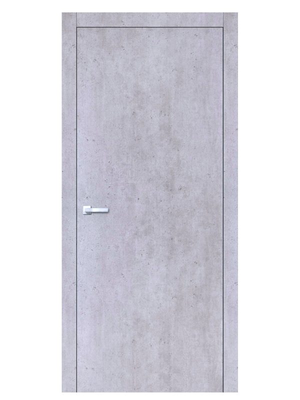 Міжкімнатні двері Loft Plato колір білий бетон,3