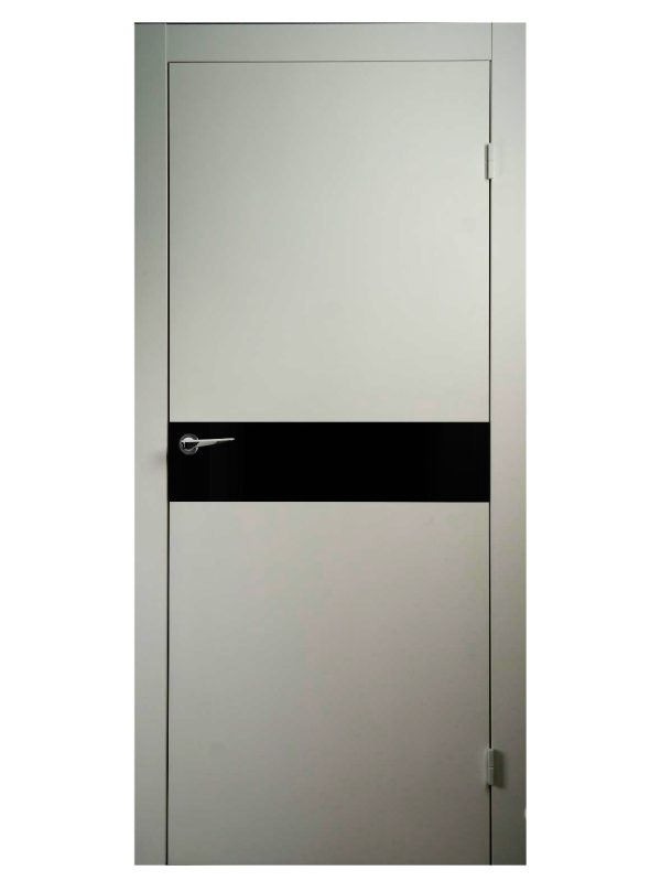 Міжкімнатні двері MaDen Glass 1 біла емаль.3