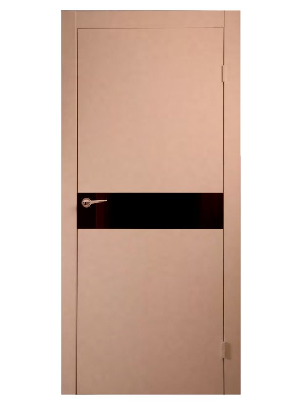 Міжкімнатні двері MaDen Glass 1 біла емаль.4