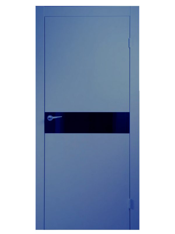 Міжкімнатні двері MaDen Glass 1 біла емаль.5