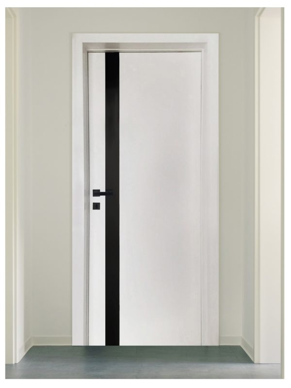 Міжкімнатні двері MaDen Molding 8 біла/сіра емаль,6