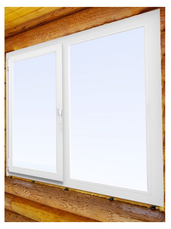Вікно двостулкове металопластикове прямокутне 101-2