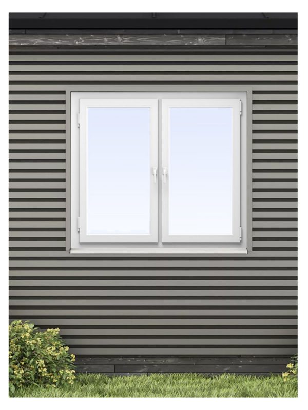 Вікно двостулкове металопластикове прямокутне 104-1