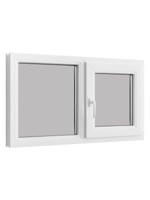 Вікно двостулкове металопластикове прямокутне 37