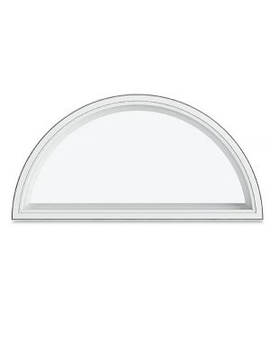 Вікно металопластикове напівкругле арочне 79
