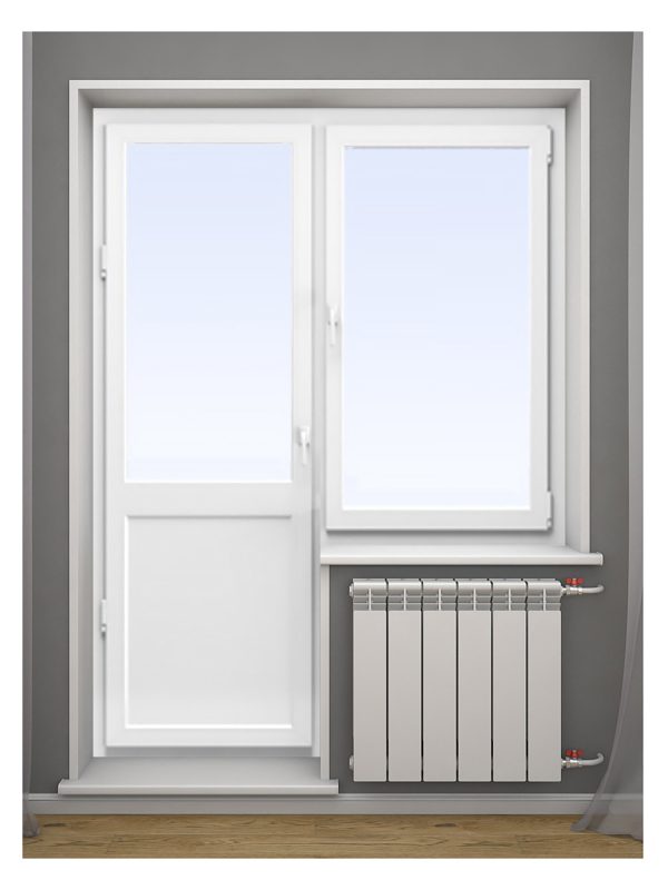 Вікно і двері балконні металопластикові 119-11