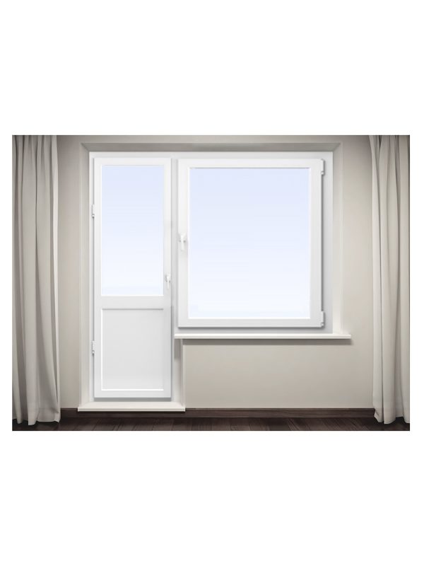 Вікно і двері балконні металопластикові 119-22