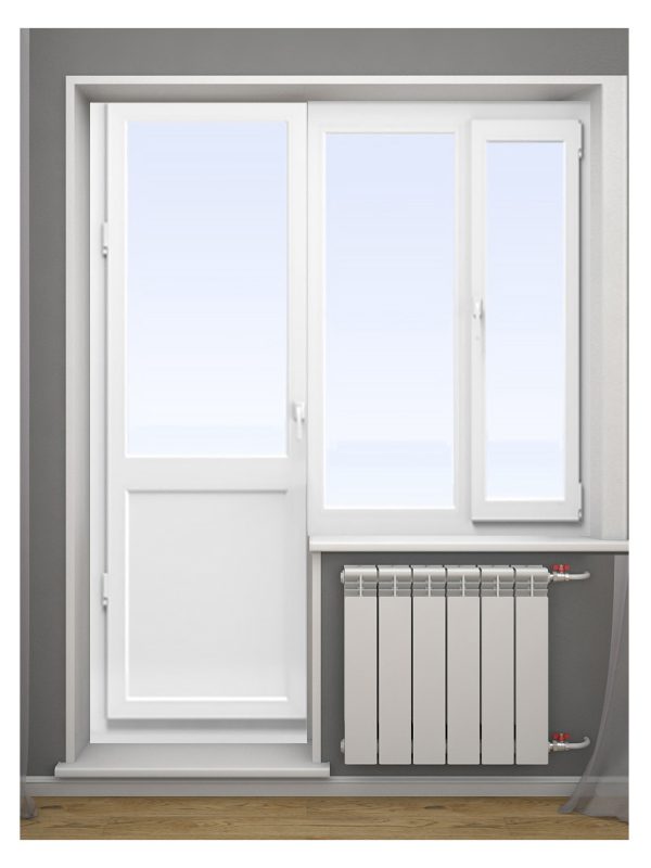Вікно і двері балконні металопластикові 122- 1