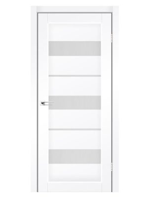 Міжкімнатні двері КДФ Sonata Flora білий супермат