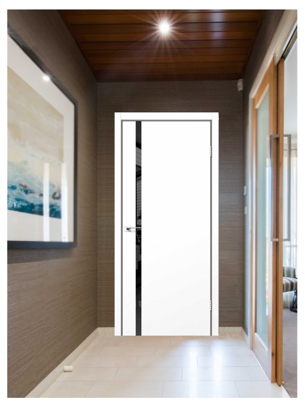 Міжкімнатні двері StilDoors Loft glass білий матовий-2