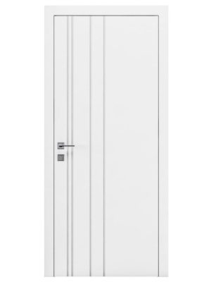міжкімнатні двері cortes prima фрезерування 1-білий мат