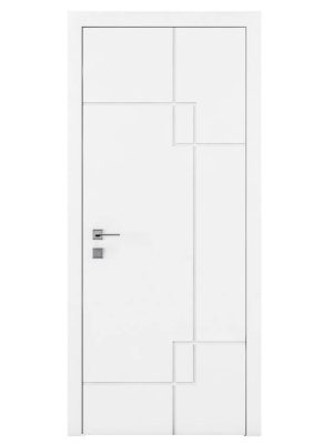 міжкімнатні двері cortes prima фрезерування 6-білий мат