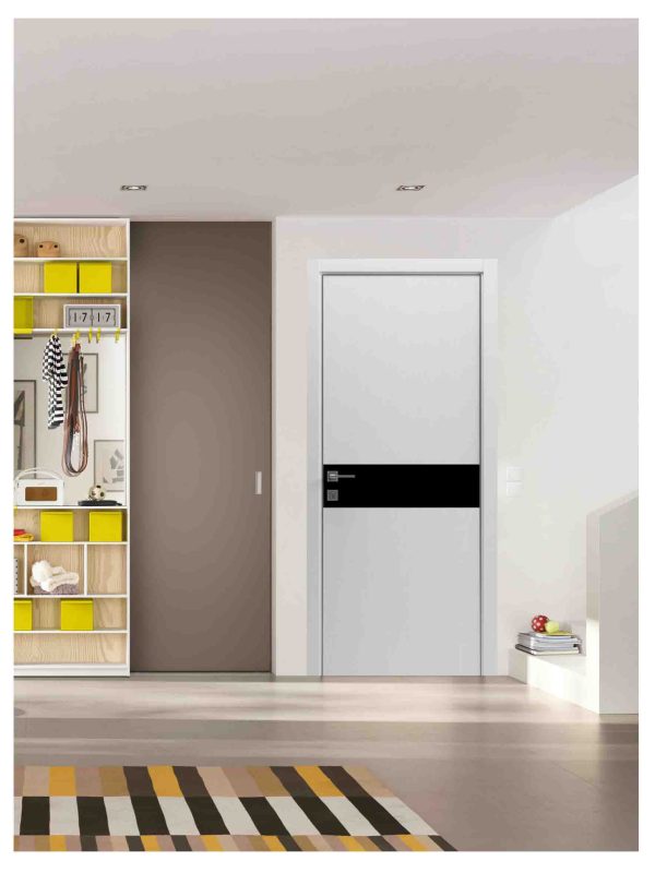міжкімнатні двері modern flat-02 контур alum-inside