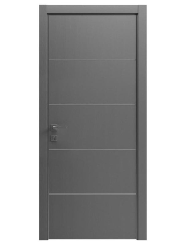 міжкімнатні двері modern flat-03 контур alum-4