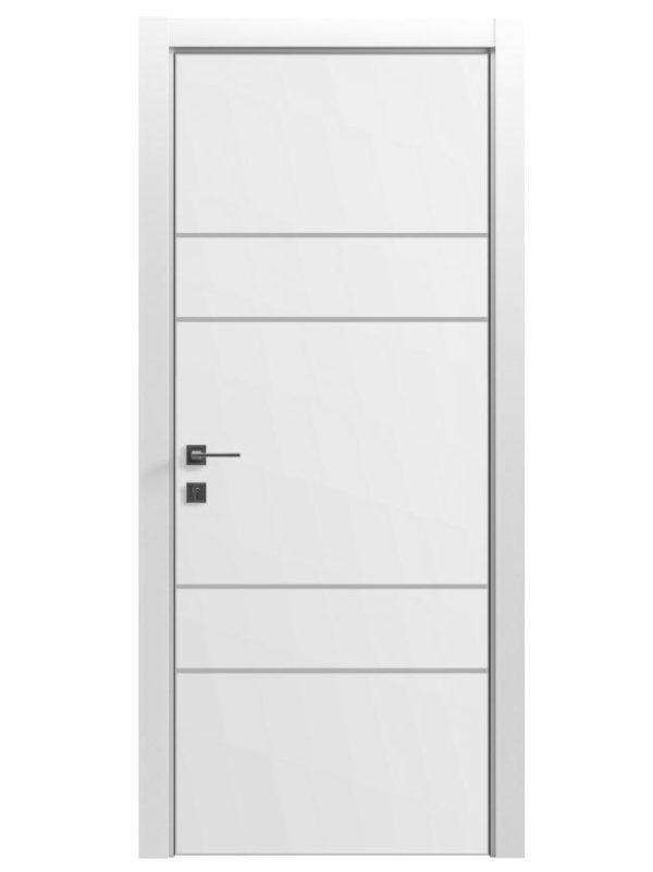 міжкімнатні двері modern flat-04 контур alum-5