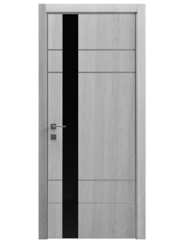 міжкімнатні двері modern flat-05 контур alum-3