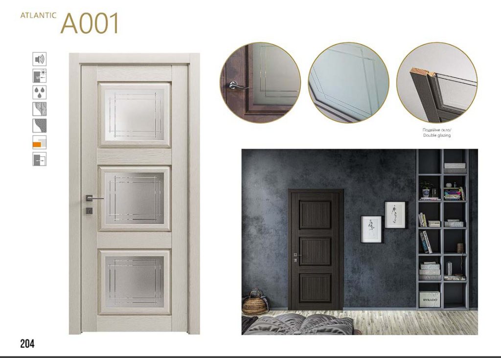 Міжкімнатна дверь Rodos Atlantic A001-7