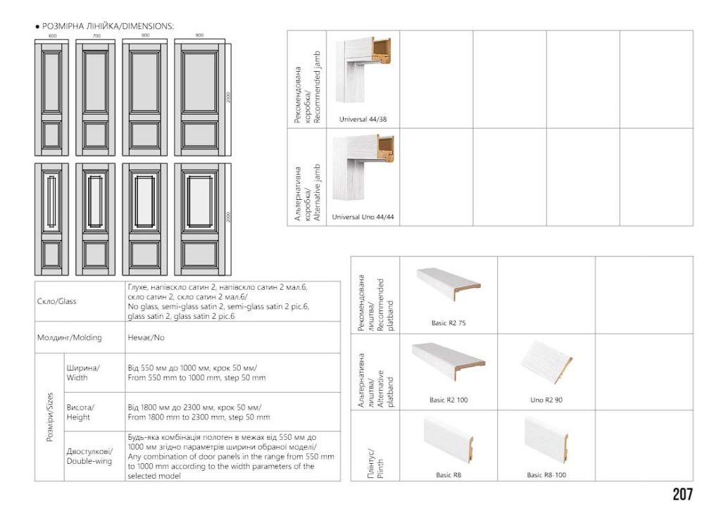 Міжкімнатна дверь Rodos Atlantic A002-8