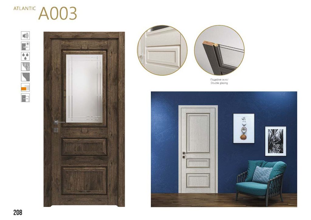 Міжкімнатна дверь Rodos Atlantic A003-7