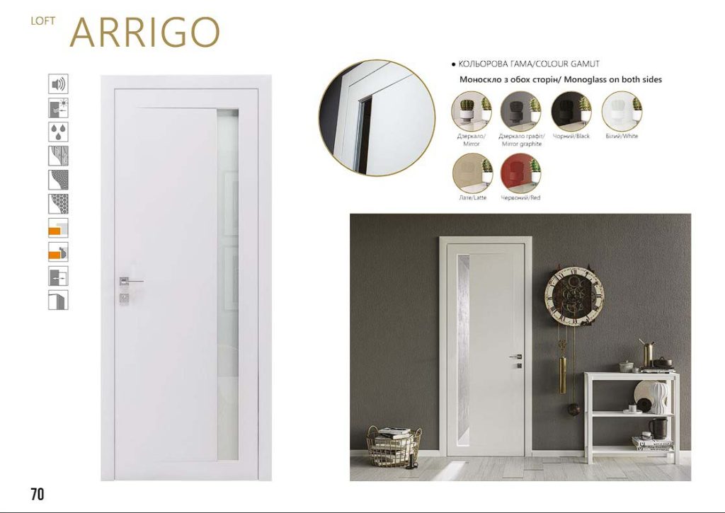 Міжкімнатні двері Rodos Loft Arrigo 6