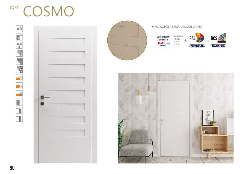 Міжкімнатні двері Rodos Loft Cosmo 7