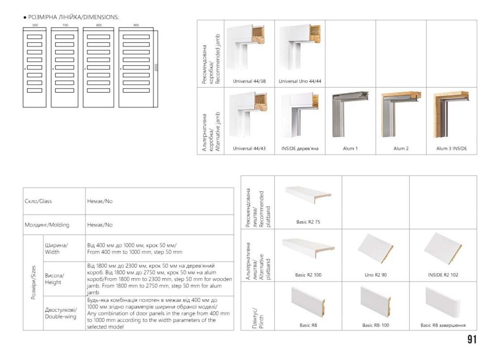 Міжкімнатні двері Rodos Loft Cosmo 8