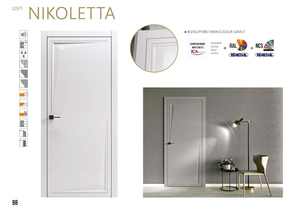 Міжкімнатні двері Rodos Loft Nikoletta 7