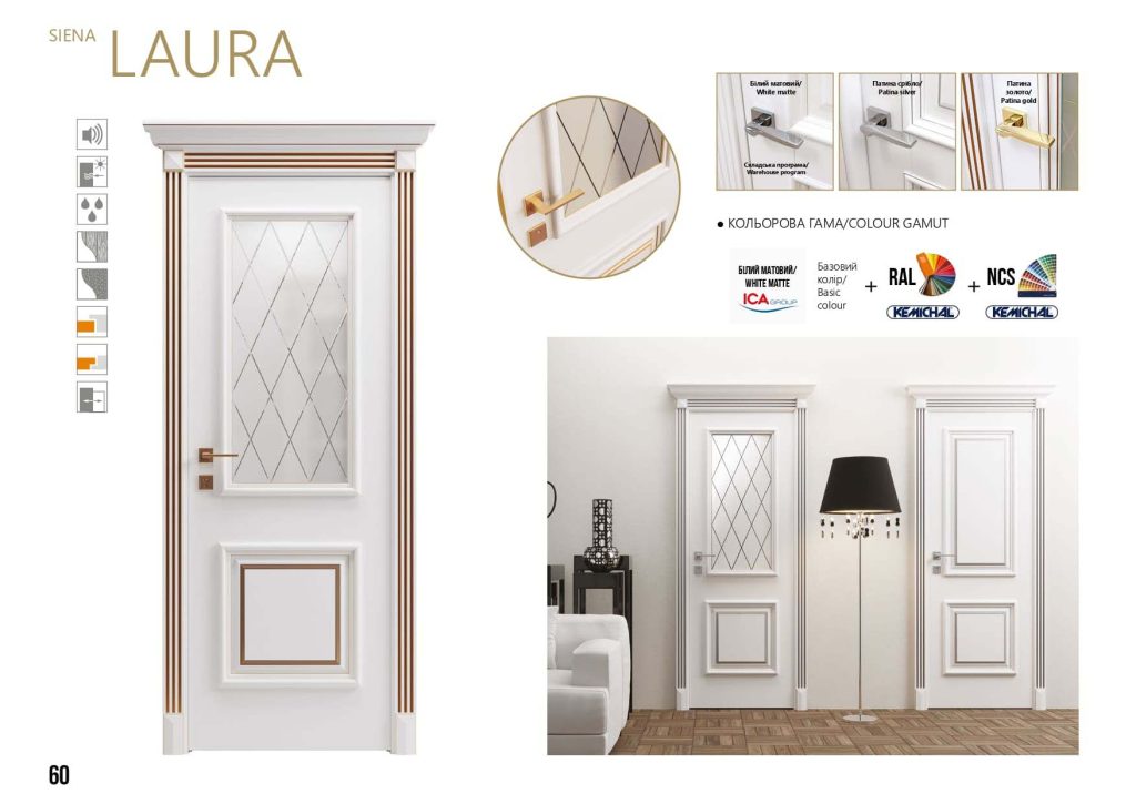 Міжкімнатні двері Rodos Siena Laura 7