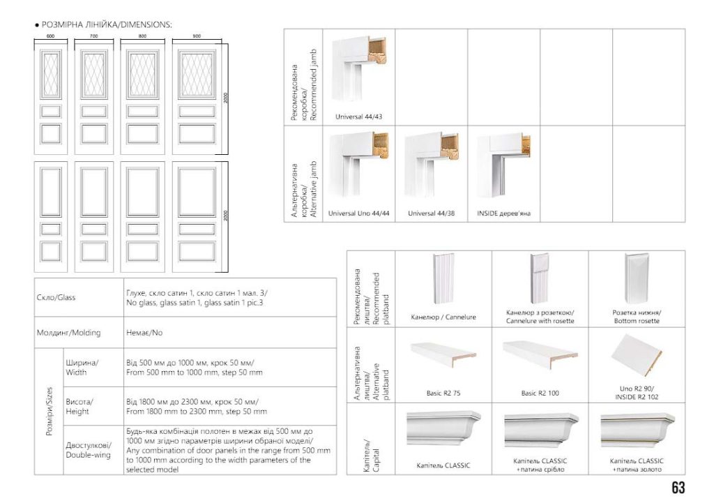 Міжкімнатні двері Rodos Siena Rossi 8