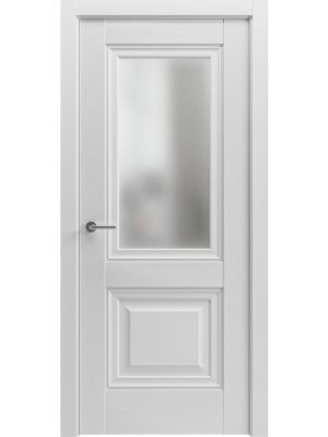міжкімнатні двері Grand Delux 7 білий мат напівскло