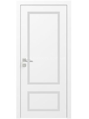 міжкімнатні двері Rodos Cortes Galant білий мат напівскло