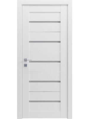 міжкімнатні двері Rodos Modern Lazio білий мат напівскло