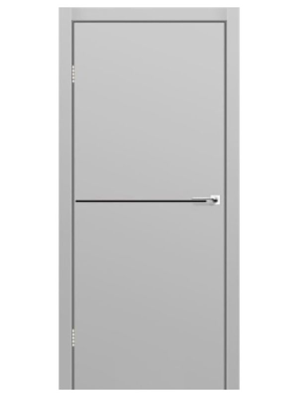 Міжкімнатні двері Leador Express SIMPLI - LOFT SL-02 Світло-сірий супермат ліві