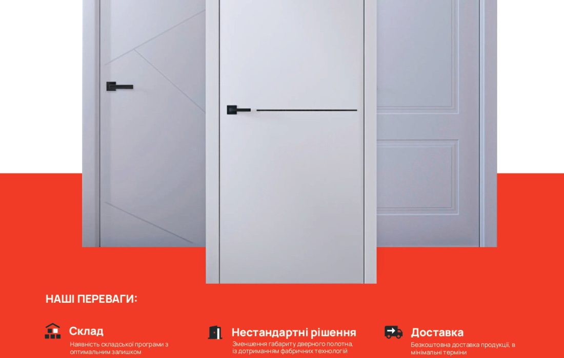 Моделі міжкімнатних дверей Контур у каталозі